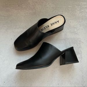 Anne Klein Leather Mules 7